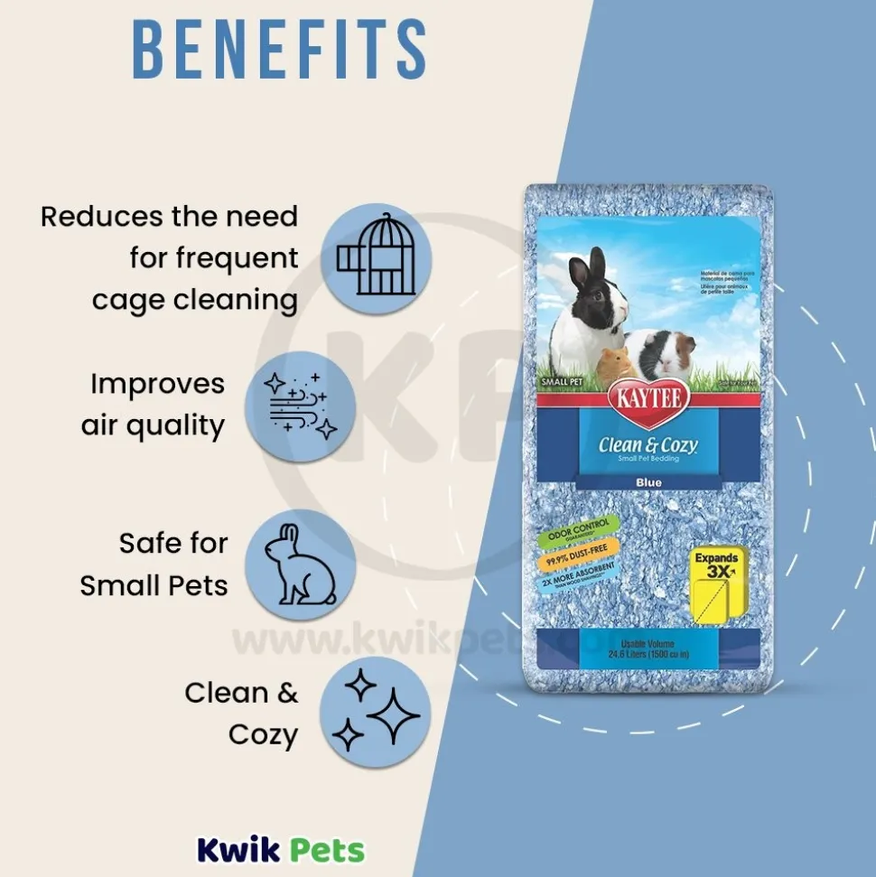 Kaytee Clean & Cozy Extreme Odor Control Small Animal Bedding 24.6 Liters
