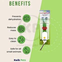 Kaytee Clear Water Bottle for Small Pets 32-oz