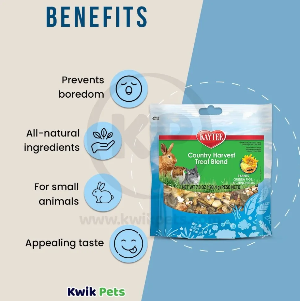 Kaytee Country Harvest Small Animal Treat Blend 7-oz