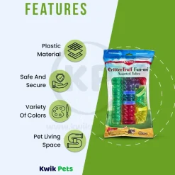 Kaytee CritterTrail Fun-nels Value Pack Assorted Tubes 16 Count