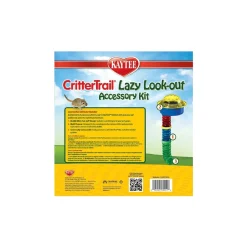 Kaytee CritterTrail Lazy Look-Out Accessory Kit for Hamsters, Gerbils & Mice 6 Count