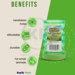 Kaytee CritterTrail Straight Tube Connectable Accessory for Small Pets 3.5-in
