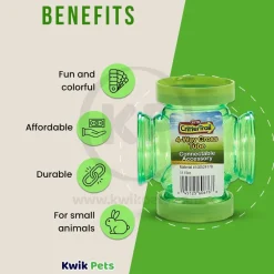 Kaytee CritterTrail 4-Way Cross Tube Connectable Accessory for Small Pets