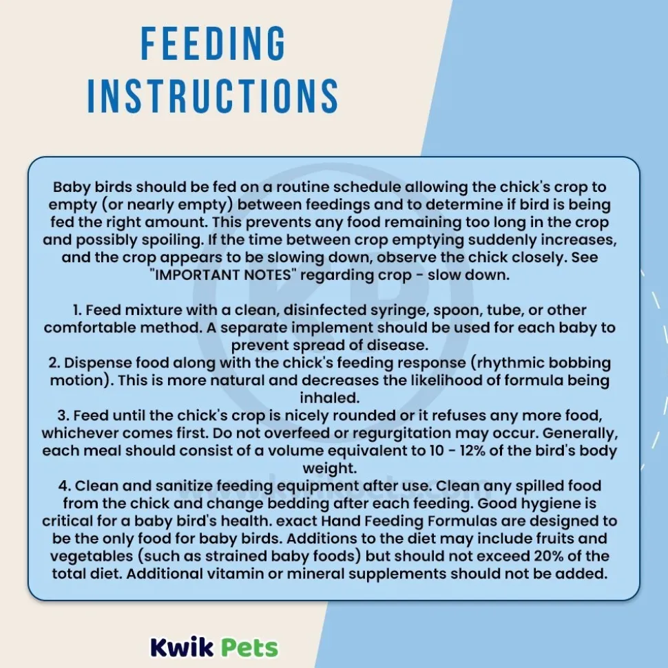 Kaytee Exact Handfeeding Formula for Baby Birds 18-oz