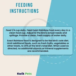 Kaytee Exact Rainbow Cockatiel Food 3-lb