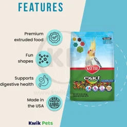 Kaytee Exact Rainbow Cockatiel Food 3-lb