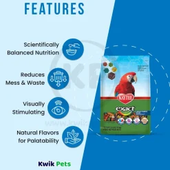 Kaytee Exact Rainbow Large Parrot Food 2.5-lb