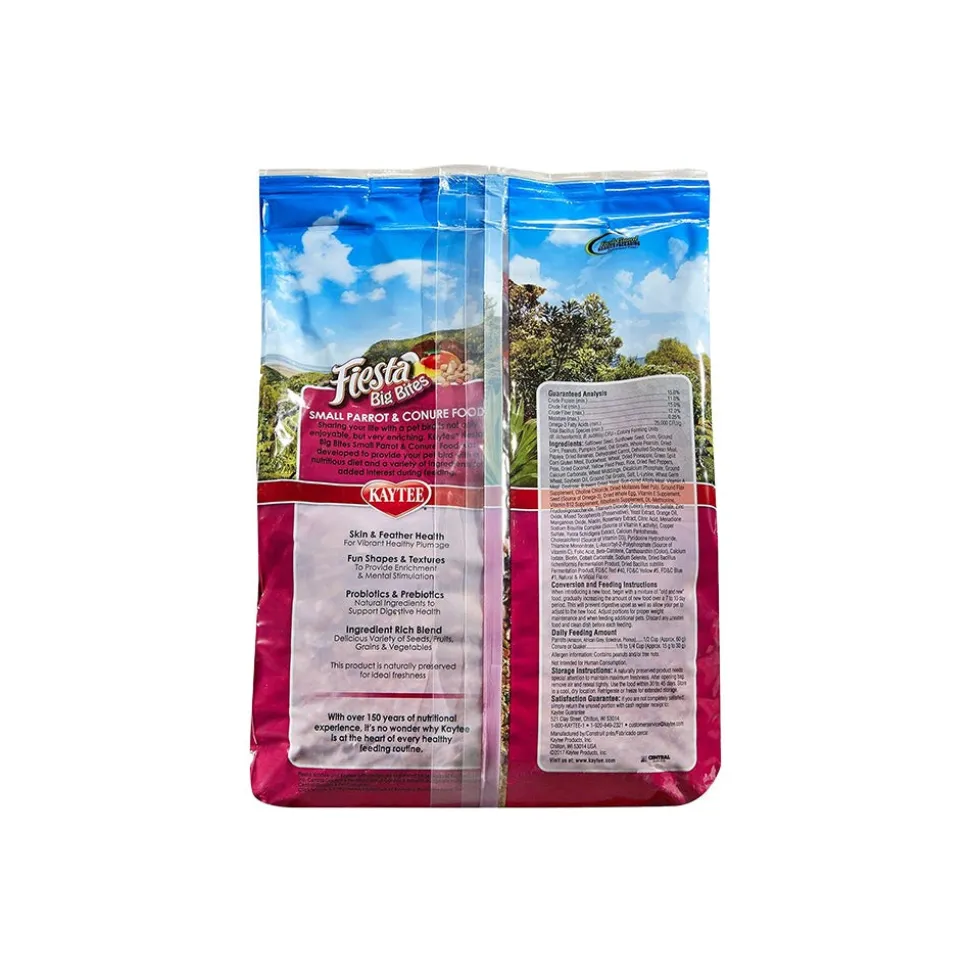 Kaytee Fiesta Big Bites Parrot & Conure Food 4-lb