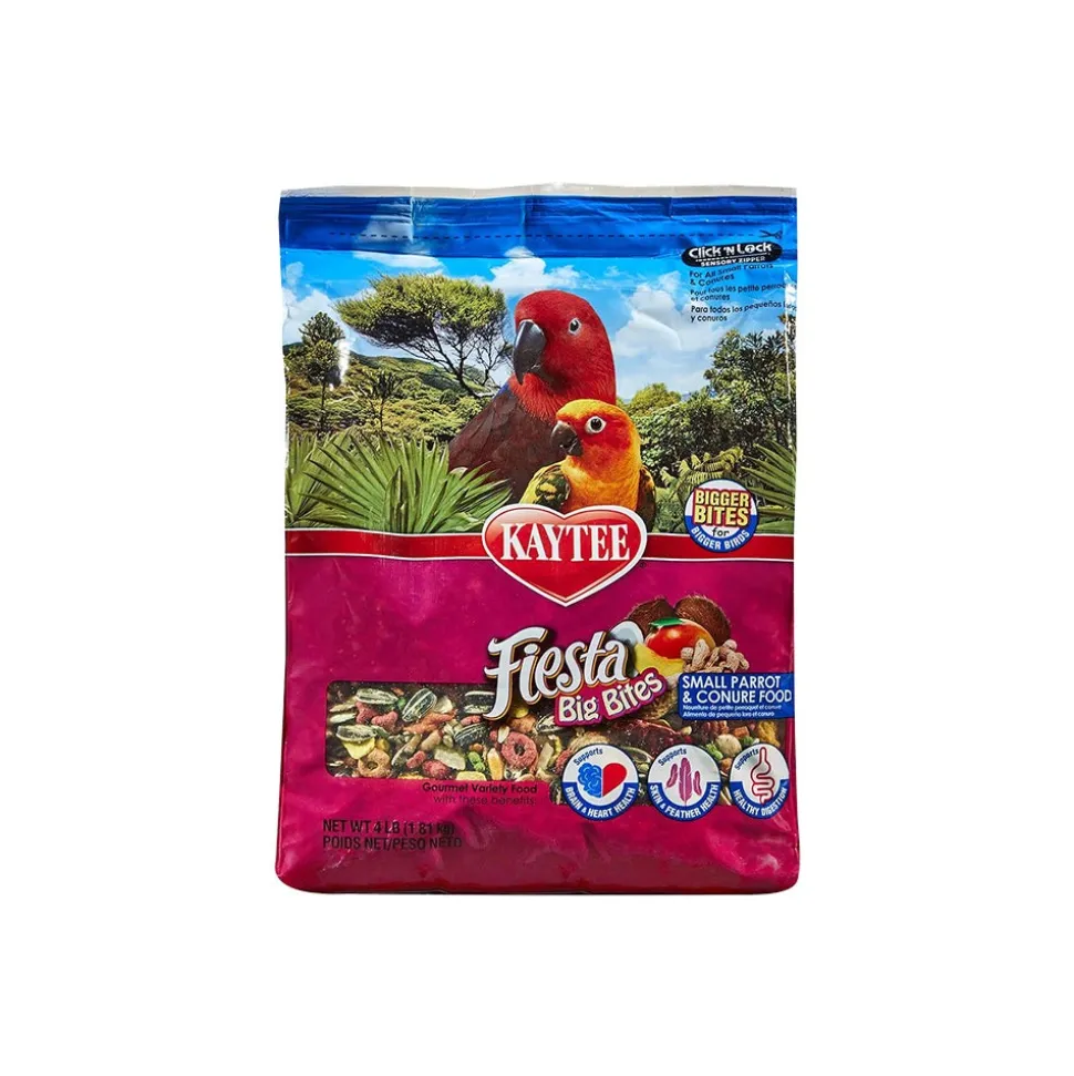 Kaytee Fiesta Big Bites Parrot & Conure Food 4-lb