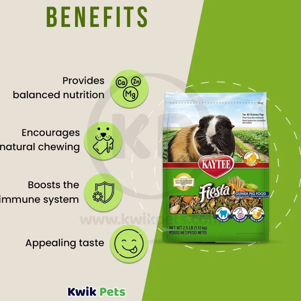 Kaytee Fiesta Guinea Pig Food 2.5-lb
