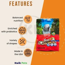 Kaytee Fiesta Parrot Food 2.5-lb