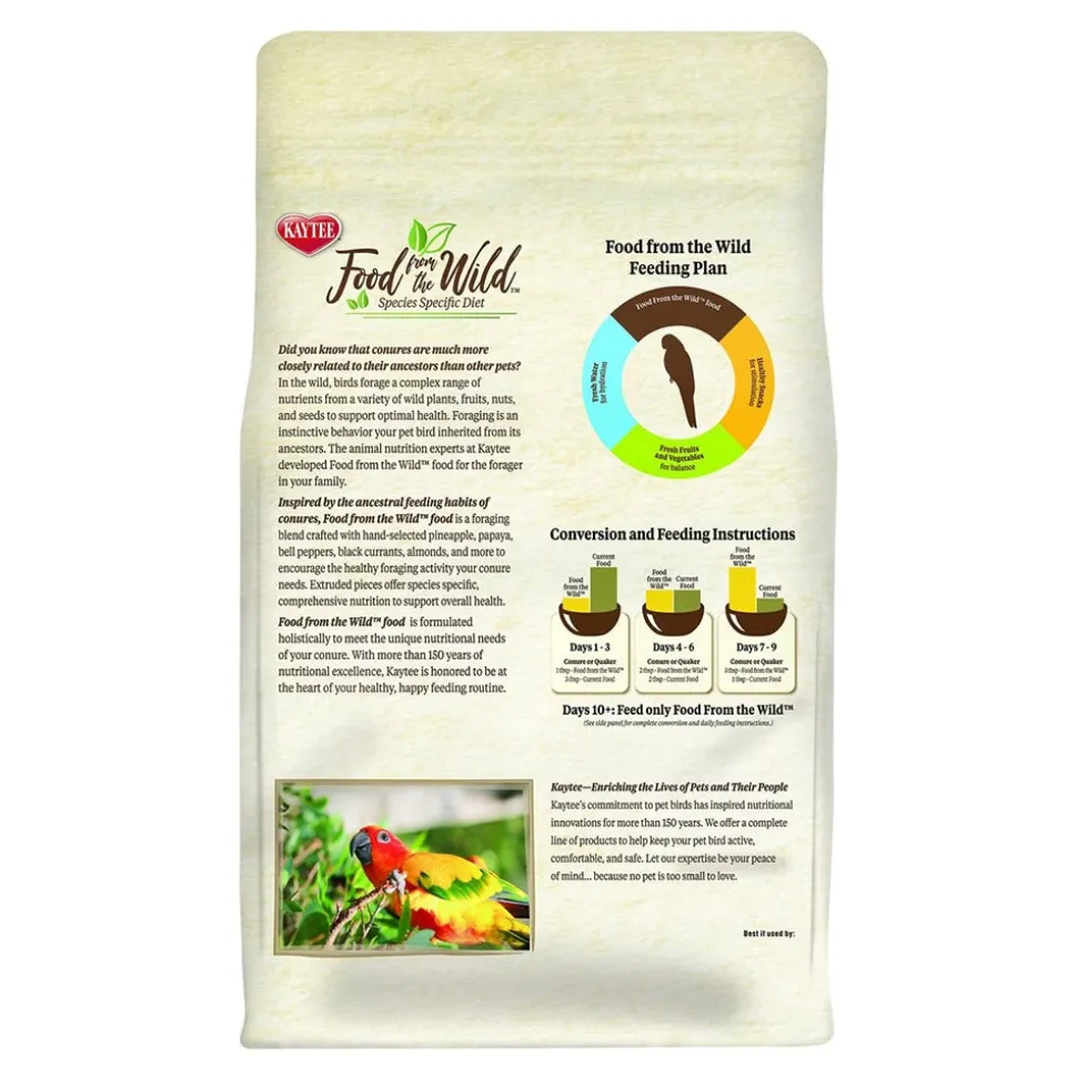 Kaytee Food from the Wild Conure Pet Bird Food 2.5-lb