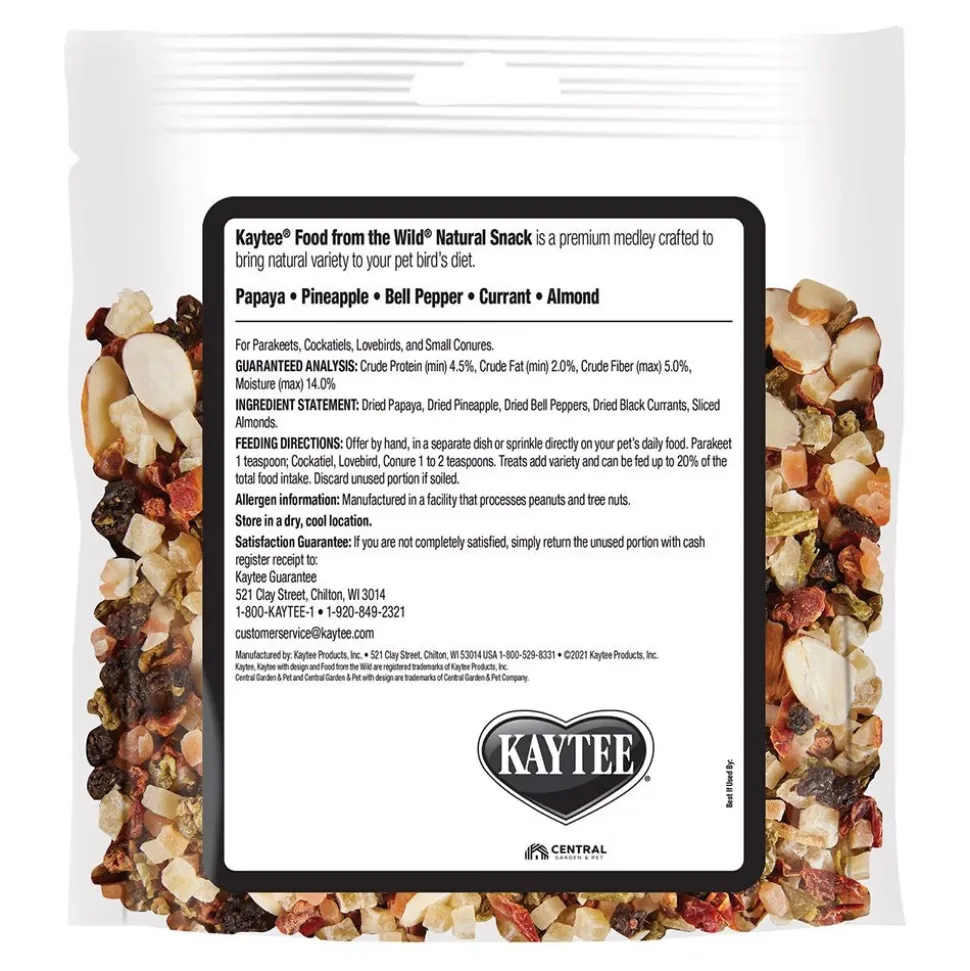 Kaytee Food from the Wild Natural Snack Small Pet Bird Treats 3-oz