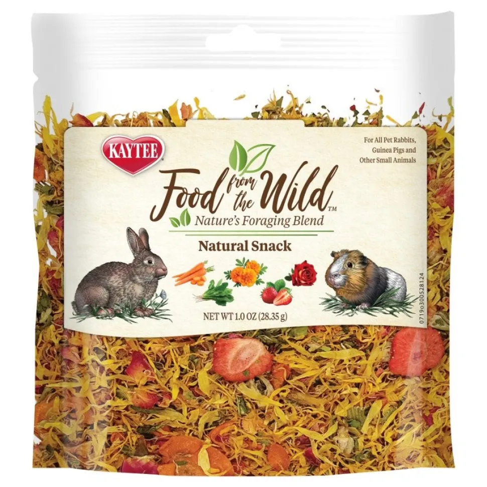Kaytee Food from the Wild Natural Snack Rabbit & Guinea Pig Treats 1-oz