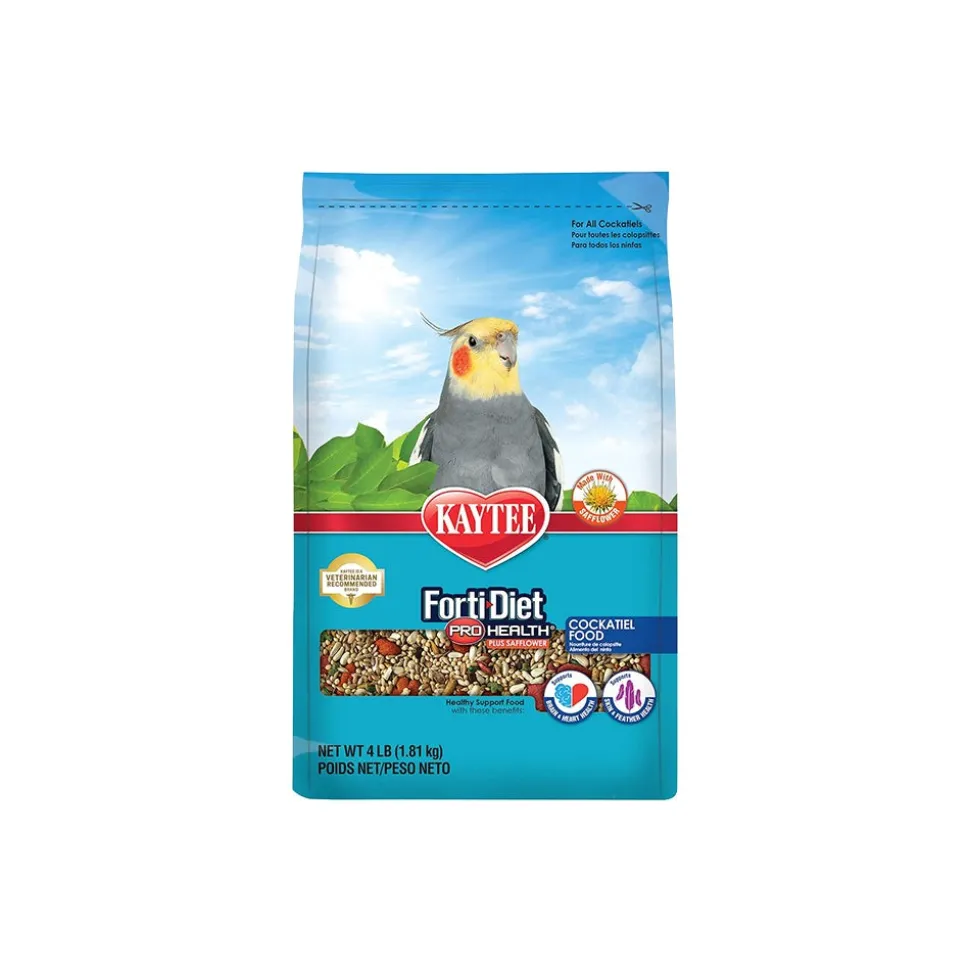 Kaytee Forti-Diet Pro Health Cockatiel Food with Safflower 4-lb