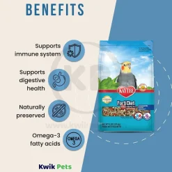 Kaytee Forti-Diet Pro Health Cockatiel Food with Safflower 4-lb