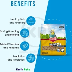 Kaytee Forti-Diet Pro Health Egg-Cite Parakeet Food 5-lb