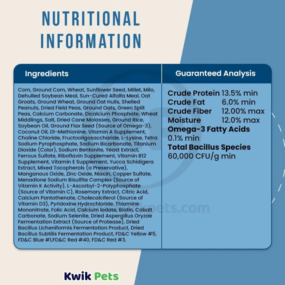 Kaytee Forti-Diet Pro Health Hamster & Gerbil Food 3-lb