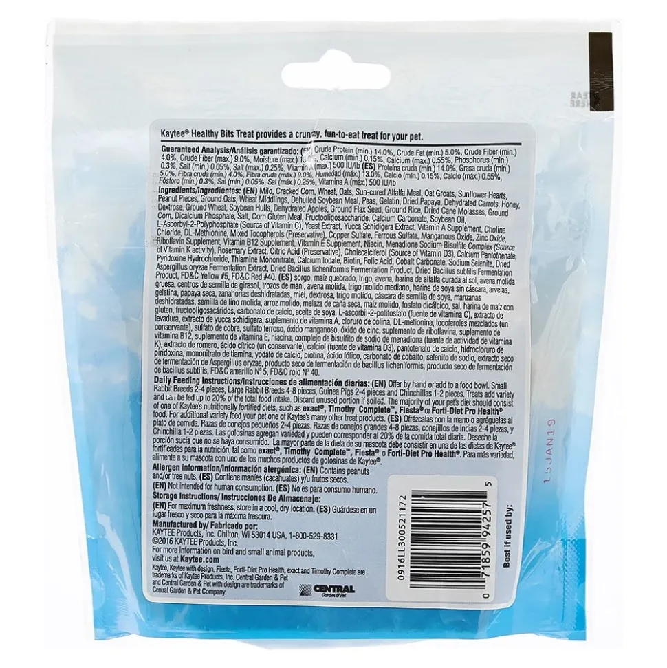 Kaytee Healthy Bits Treat for Rabbits Guinea Pigs & Chinchillas 4.5-oz