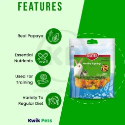 Kaytee Healthy Toppings Papaya Treat for Small Animals 2.5-oz