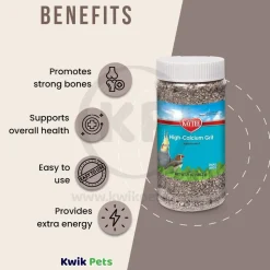 Kaytee Hi-Calcium Grit Supplement for Small Birds 21-oz