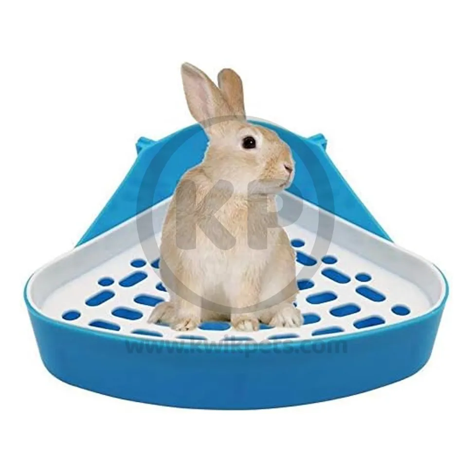 Kaytee Hi-Corner Litter Pan for Ferrets & Other Small Animals