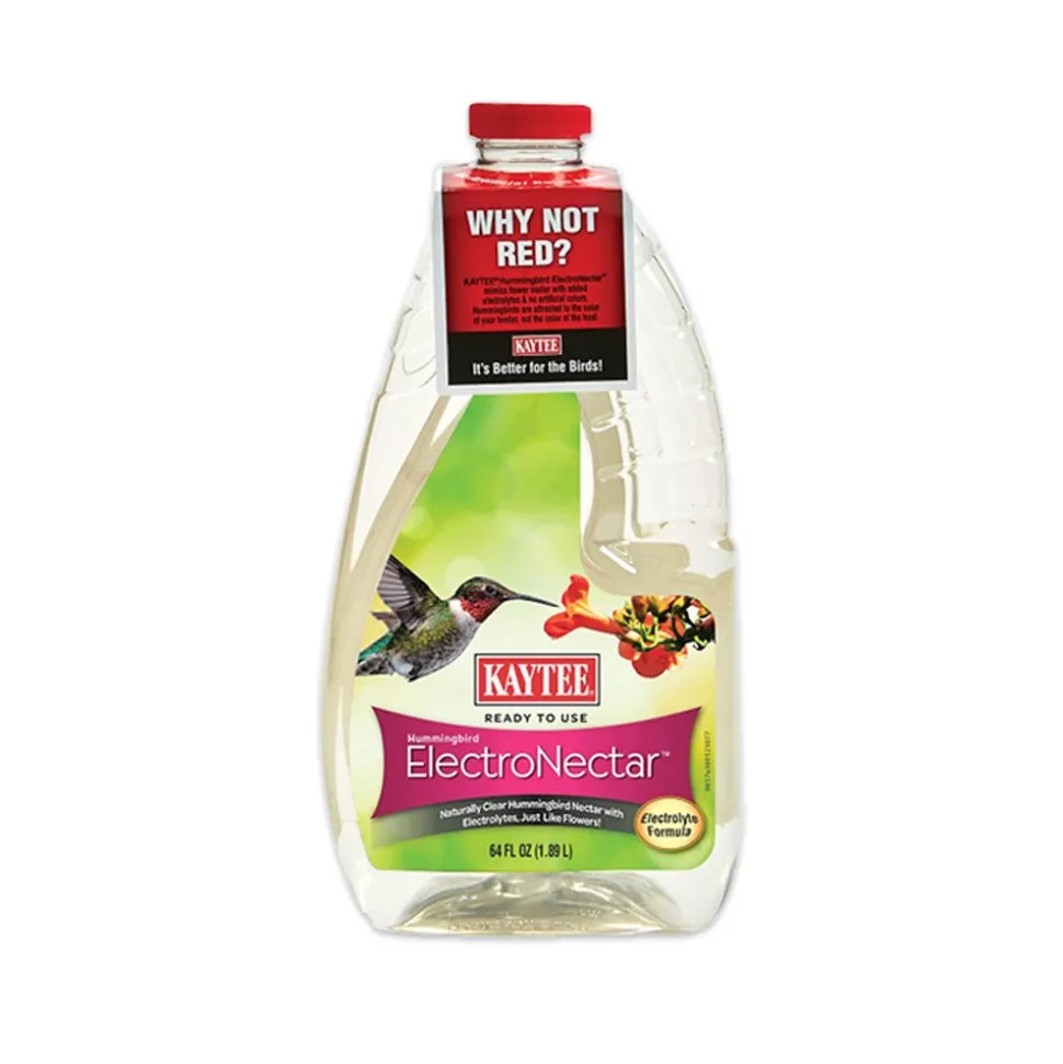 Kaytee Hummingbird ElectroNectar Clear Food Ready To Use 64-oz