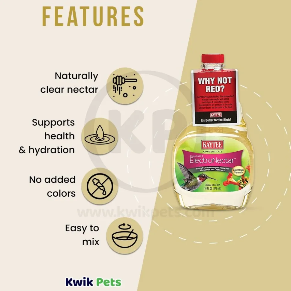 Kaytee Hummingbird ElectroNectar Clear Food Concentrate 16-oz