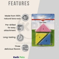 Kaytee Lava Bites Toy for Small Animals 3 Count
