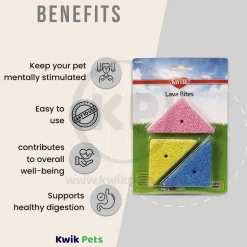 Kaytee Lava Bites Toy for Small Animals 3 Count