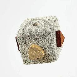 Kaytee Lava Block with Wood Chews for Small Animals 2.5 in X 2.5 in X 5 in
