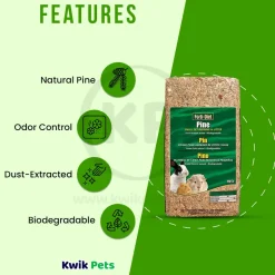 Kaytee Natural Pine Bedding & Litter for Small Animals 19.7 Liters