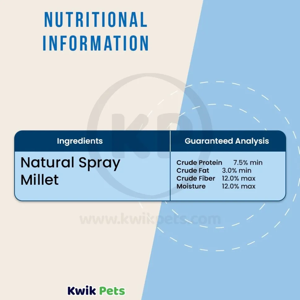 Kaytee Natural Spray Millet Bird Treats 2 Pack