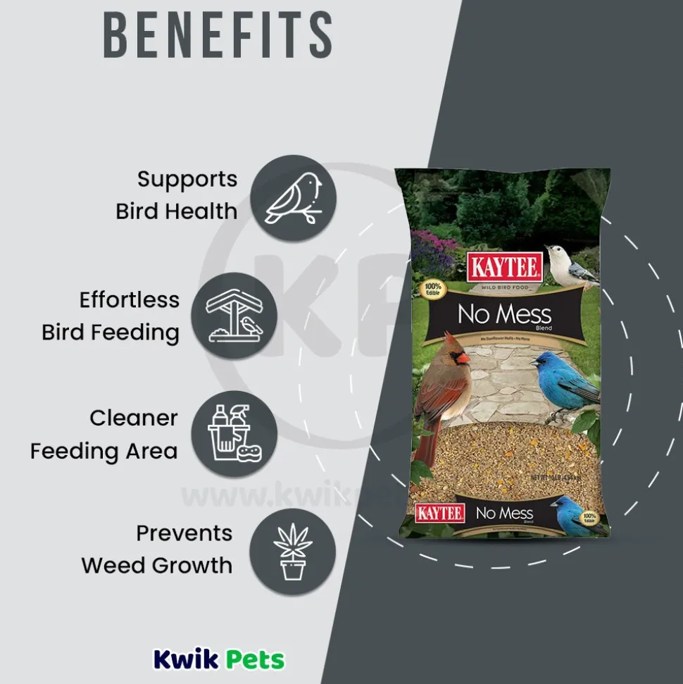 Kaytee No Mess Blend Wild Bird Food 10-lb