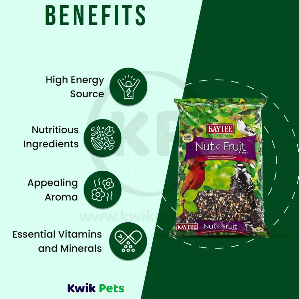 Kaytee Nut & Fruit Blend Wild Bird Food 5-lb