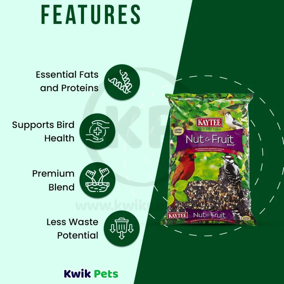 Kaytee Nut & Fruit Blend Wild Bird Food 5-lb