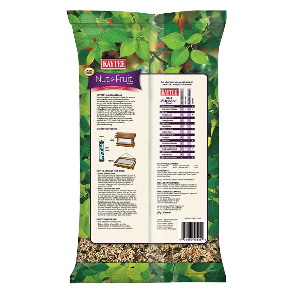 Kaytee Nut & Fruit Blend Wild Bird Food 5-lb