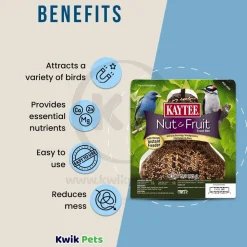Kaytee Nut & Fruit Seed Wild Bird Treat Bell 15-oz
