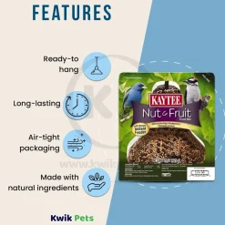 Kaytee Nut & Fruit Seed Wild Bird Treat Bell 15-oz