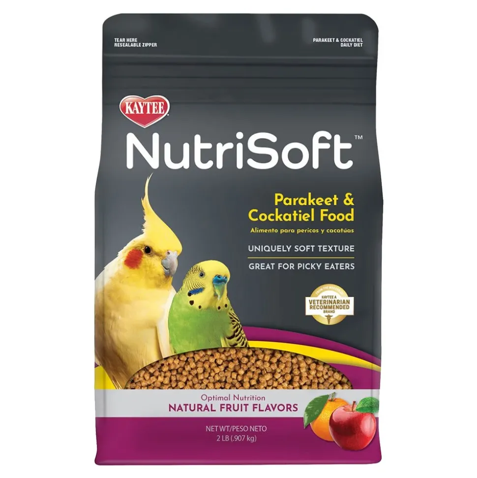 Kaytee NutriSoft Parakeet & Cockatiel Bird Food 2-lb