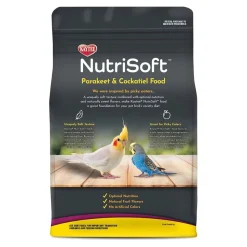 Kaytee NutriSoft Parakeet & Cockatiel Bird Food 2-lb