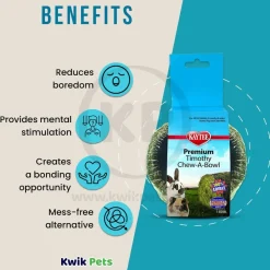 Kaytee Premium Timothy Chew-A-Bowl Small Animal Treats