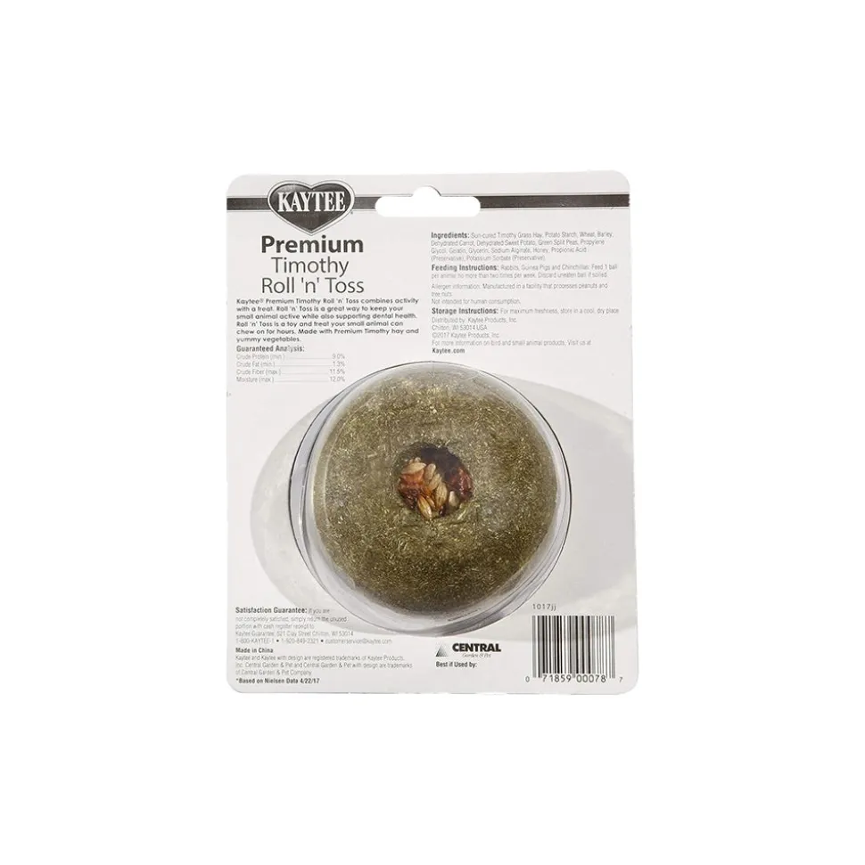 Kaytee Premium Timothy Roll'n'Toss Small Animal Treats