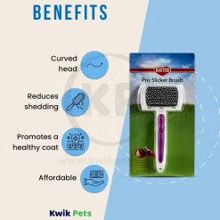 Kaytee Pro-Slicker Brush for Small Animals White