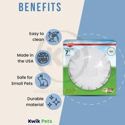 Kaytee Run-About Small Animal Mini Exercise Ball Clear 7-in