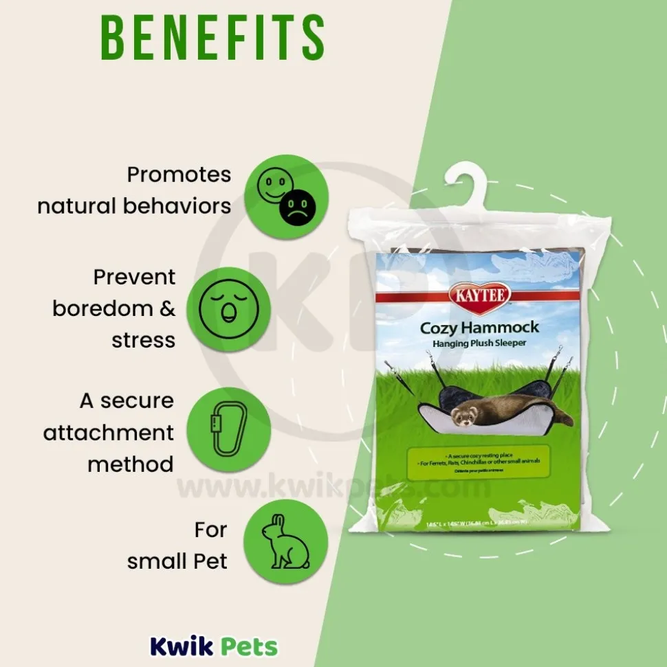 Kaytee Simple Sleeper Cozy Hammock for Small Animals