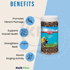 Kaytee Songbird Treat Jar for Canary & Finch 9-oz