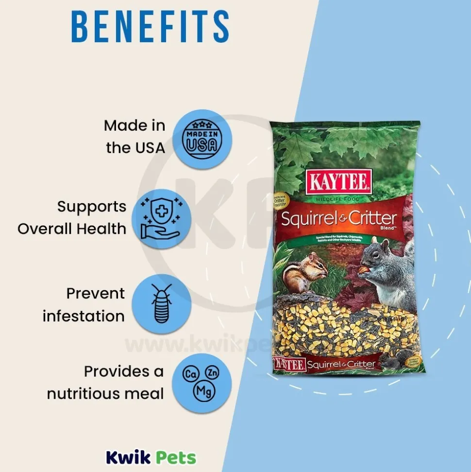Kaytee Squirrel & Critter Blend Wildlife Food 10-lb