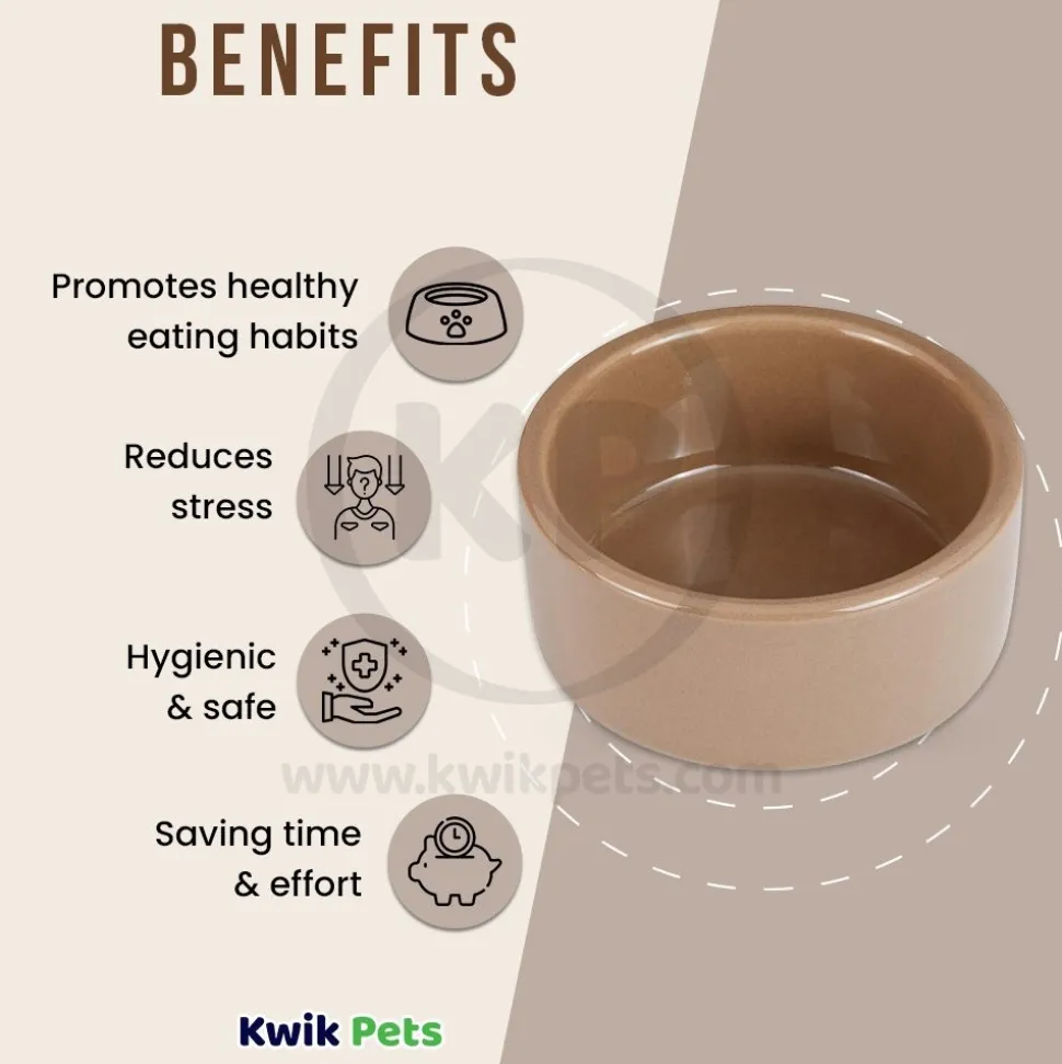 Kaytee Stoneware Pet Bowl 3-in