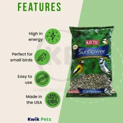 Kaytee Striped Sunflower Wild Bird Food 5-lb